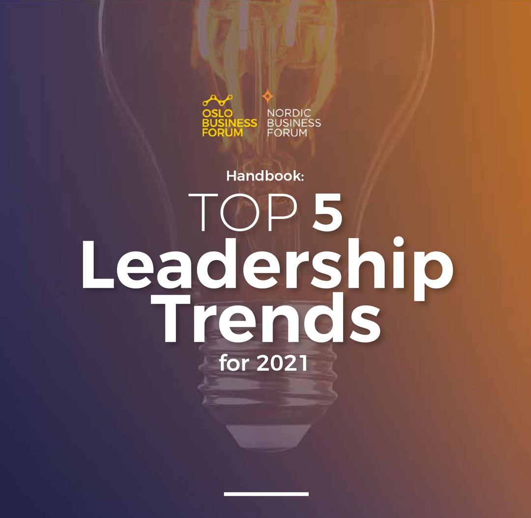 Free Handbook - Top 5 Leadership Trends For 2021